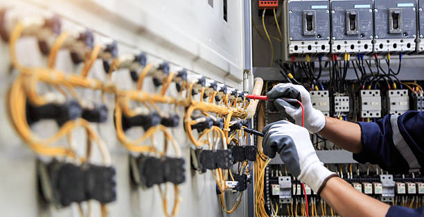 Professional Electrician technician working in Live Oak, TX